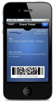 accesso incorporates attraction ticketing into Apple's new Passbook app