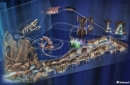 Concept-art du Family Coaster Mystic Caverns Express