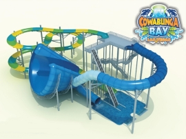 Cowabunga Bay las Vegas will host the world's first Surf Safari waterslide designed by Polin.