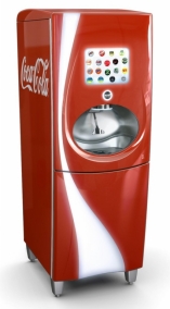 The Coca-Cola Company signe un nouveau partenariat de 10 ans avec Universal Parks and Resorts aux Etats-Unis. Photo: la machine Coke Freestyle présente dans les parcs de l'opérateur.