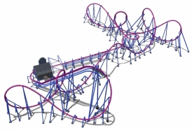 Le layout Banshee se composera de 7 inversions dont un looping encerclant le lift ainsi qu'un batwing où le train atteindra sa vitesse la plus rapide du parcours.