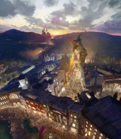 The new Diagon Alley themed zone will feature shops, entertainment, a restaurant and two major attractions.