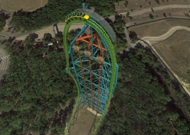 L'attraction sera construite sur la structure de Kingda Ka, la plus haute montagne russe du monde.